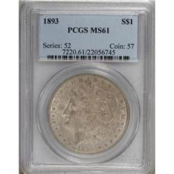 1893 $1 MS61 PCGS