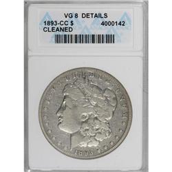 1893-CC $1 VG8 ANACS