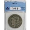 Image 1 : 1893-CC $1 VG8 ANACS