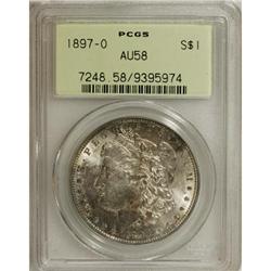 1897-O $1 AU58 PCGS