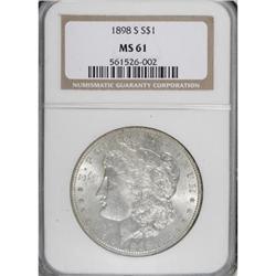 1898-S $1 MS61 NGC