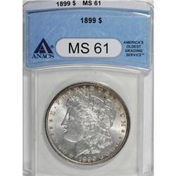 1899 $1 MS61 ANACS