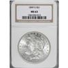 Image 1 : 1899-S $1 MS63 NGC