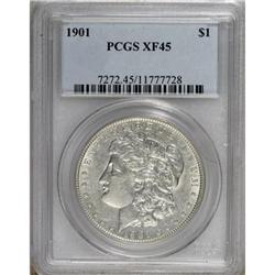 1901 $1 XF45 PCGS