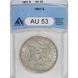 1901 $1 AU53 ANACS