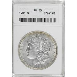 1901 $1 AU55 ANACS