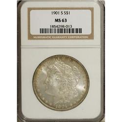 1901-S $1 MS63 NGC
