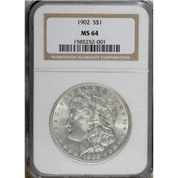 1902 $1 MS64 NGC
