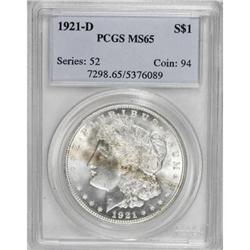 1921-D $1 MS65 PCGS