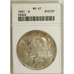 1921 $1 MS61 ANACS