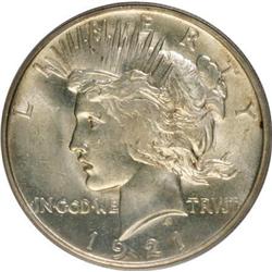 1921 $1 MS63 PCGS