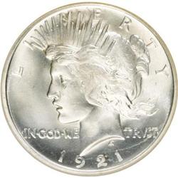 1921 $1 MS64 NGC