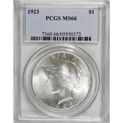 1923 $1 MS66 PCGS