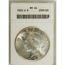 1923-S $1 MS64 ANACS