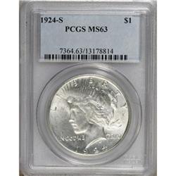 1924-S $1 MS63 PCGS