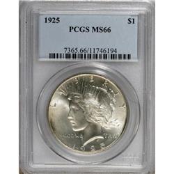 1925 $1 MS66 PCGS
