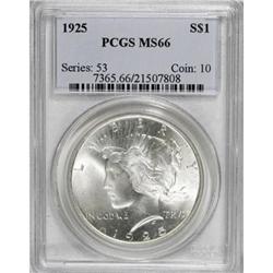 1925 $1 MS66 PCGS
