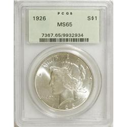 1926 $1 MS65 PCGS