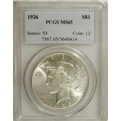 1926 $1 MS65 PCGS