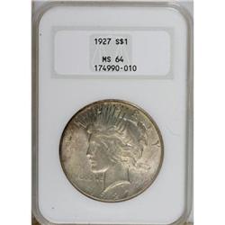 1927 $1 MS64 NGC