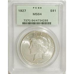 1927 $1 MS64 PCGS