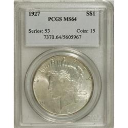 1927 $1 MS64 PCGS