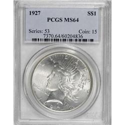 1927 $1 MS64 PCGS