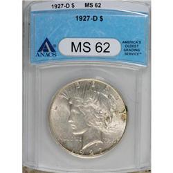 1927-D $1 MS62 ANACS