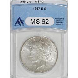 1927-S $1 MS62 ANACS