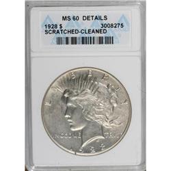 1928 $1 MS60 ANACS