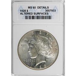 1928 $1 MS60 ANACS