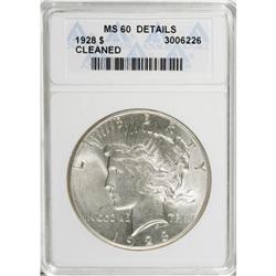 1928 $1 MS60 ANACS