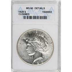1928 $1 MS60 ANACS