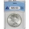 Image 1 : 1934 $1 MS63 ANACS