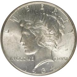 1934 $1 MS63 NGC