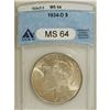 Image 1 : 1934-D $1 MS64 ANACS