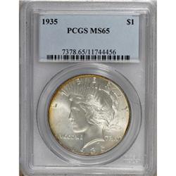 1935 $1 MS65 PCGS