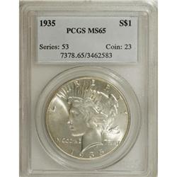 1935 $1 MS65 PCGS