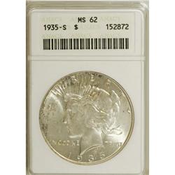 1935-S $1 MS62 ANACS