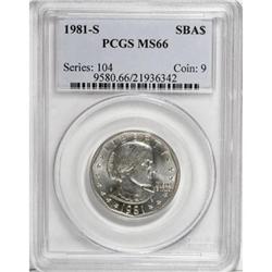 1981-S SBA$ MS66 PCGS