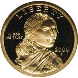 2000-S $1 Sacagawea Deep Cameo PR70 NGC