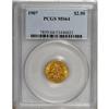 Image 1 : 1907 $2 1/2 MS64 PCGS