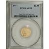 1911 $2 1/2 AU55 PCGS