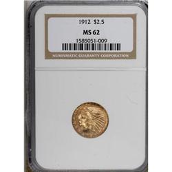 1912 $2 1/2 MS62 NGC