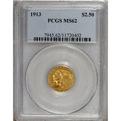 1913 $2 1/2 MS62 PCGS