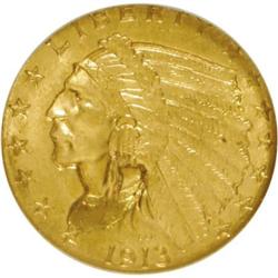 1913 $2 1/2 MS63 NGC