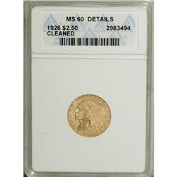 1926 $2 1/2 MS60 ANACS