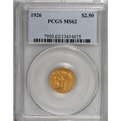 1926 $2 1/2 MS62 PCGS