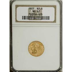1927 $2 1/2 MS62 NGC