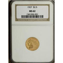1927 $2 1/2 MS62 NGC